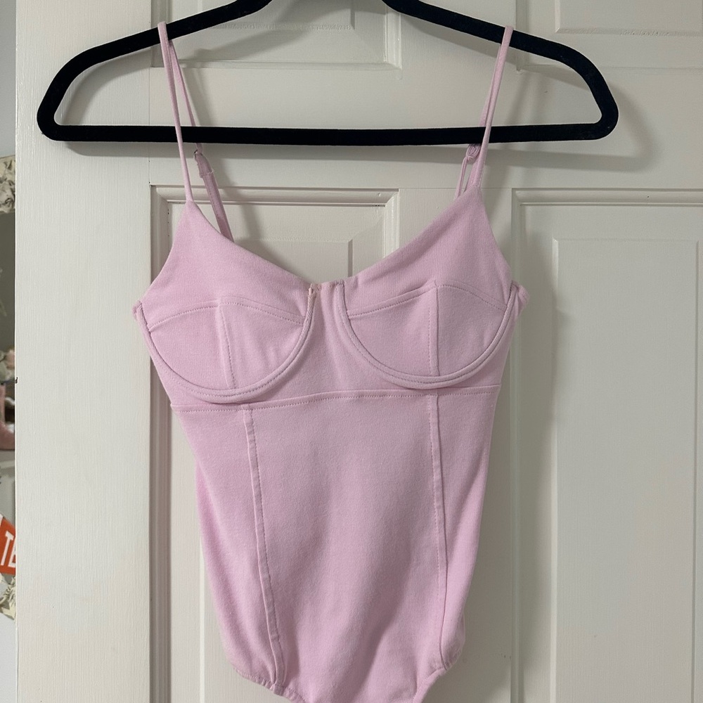 Steve Madden Light Pink Bodysuit